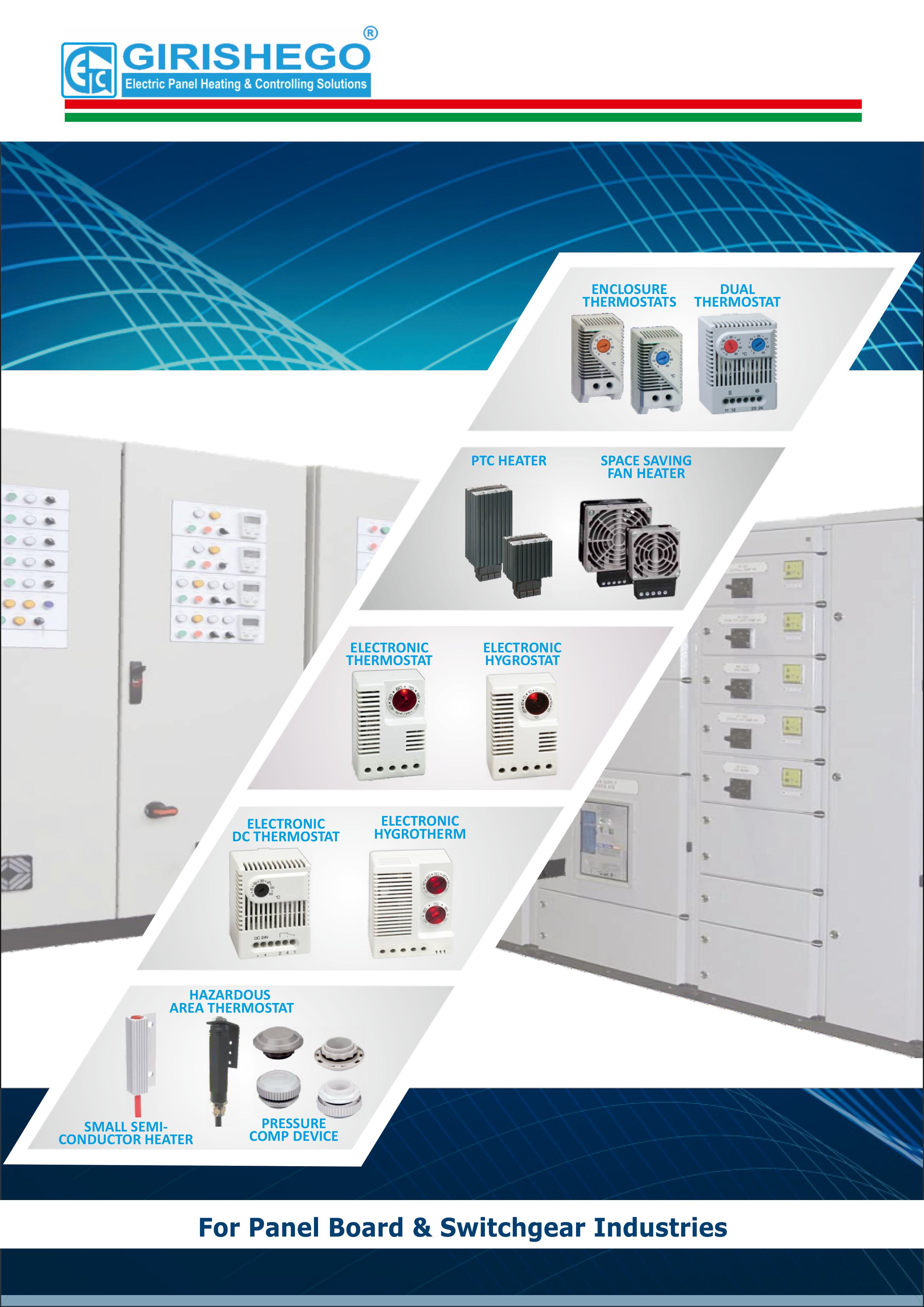 Preview of Enclosure Heaters , Din Rail Thermostats and Hygrostats